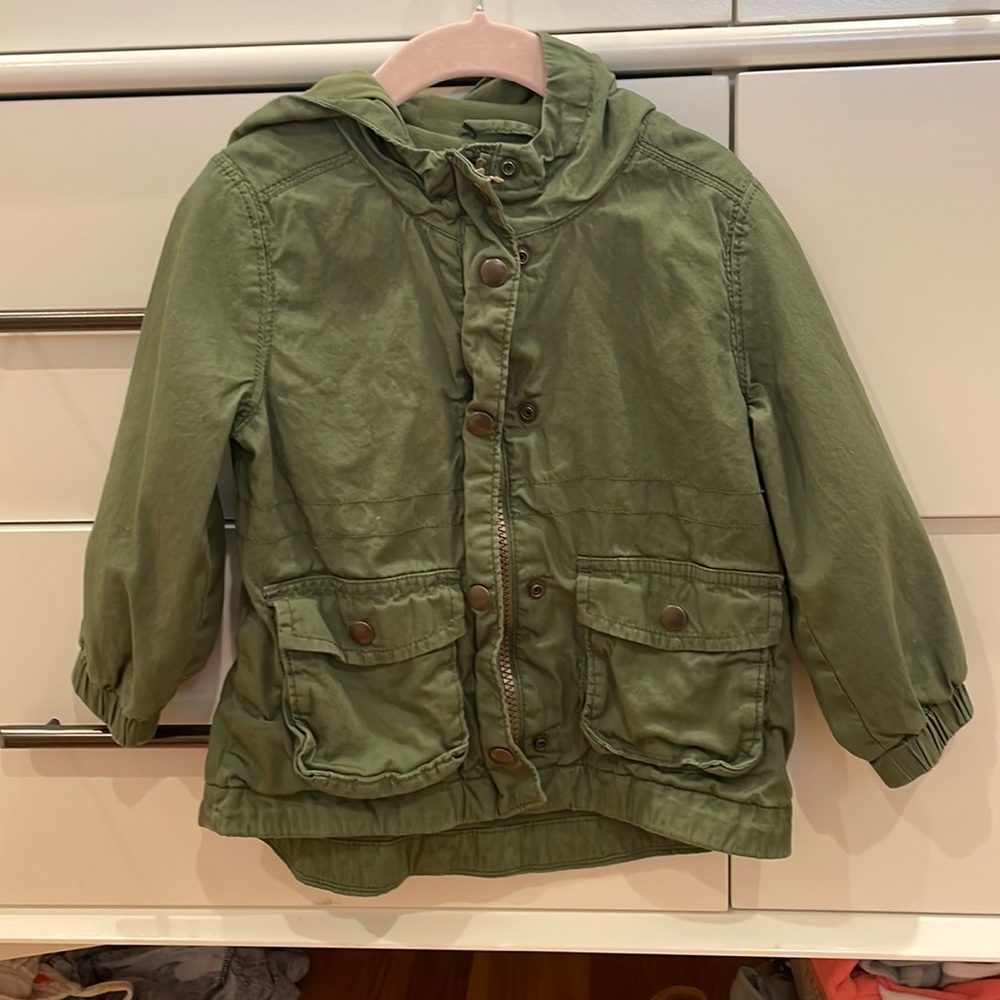 Old Navy Hooded Twill Utility Scout Jacket